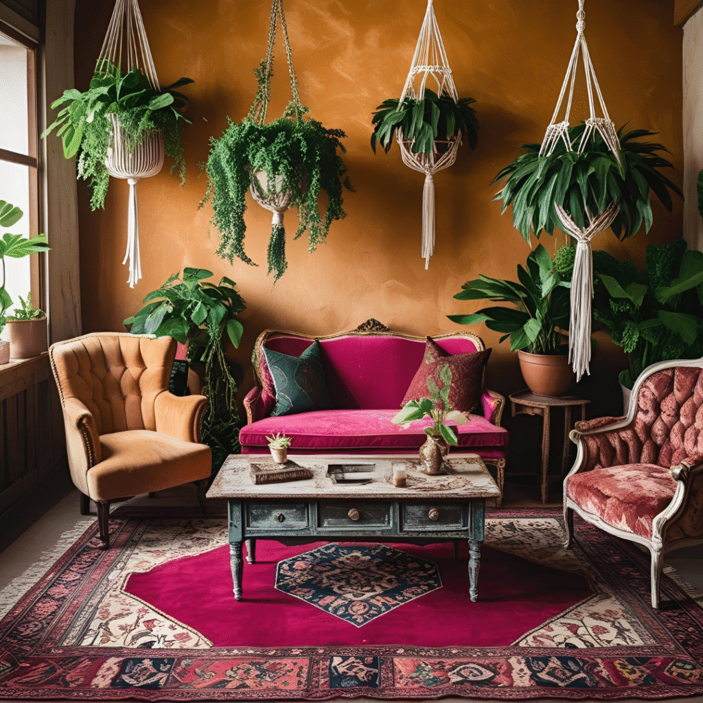 Bohemian vibe room